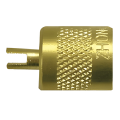 Sealed Unit Parts/Supco SF2250 Heavy Duty Round Textured Brass Cap with Neoprene Seal