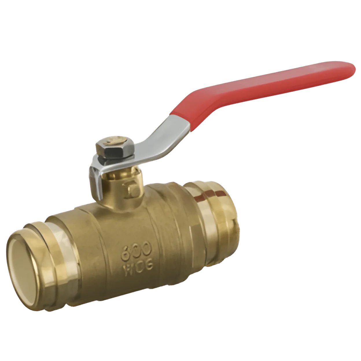 Sioux Chief 648-CG7FP 648 Series 2 in. Brass Full Port Solvent Weld 600# Ball Valve