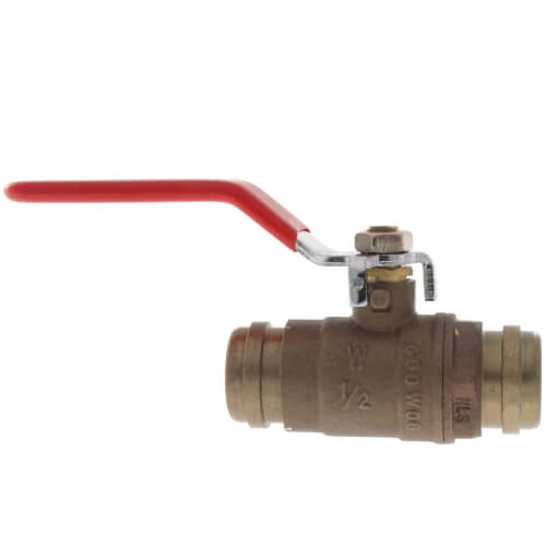 Sioux Chief 648-CG2FP 648 Series 1/2 In. Brass Full Port Solvent Weld 600# Ball Valve