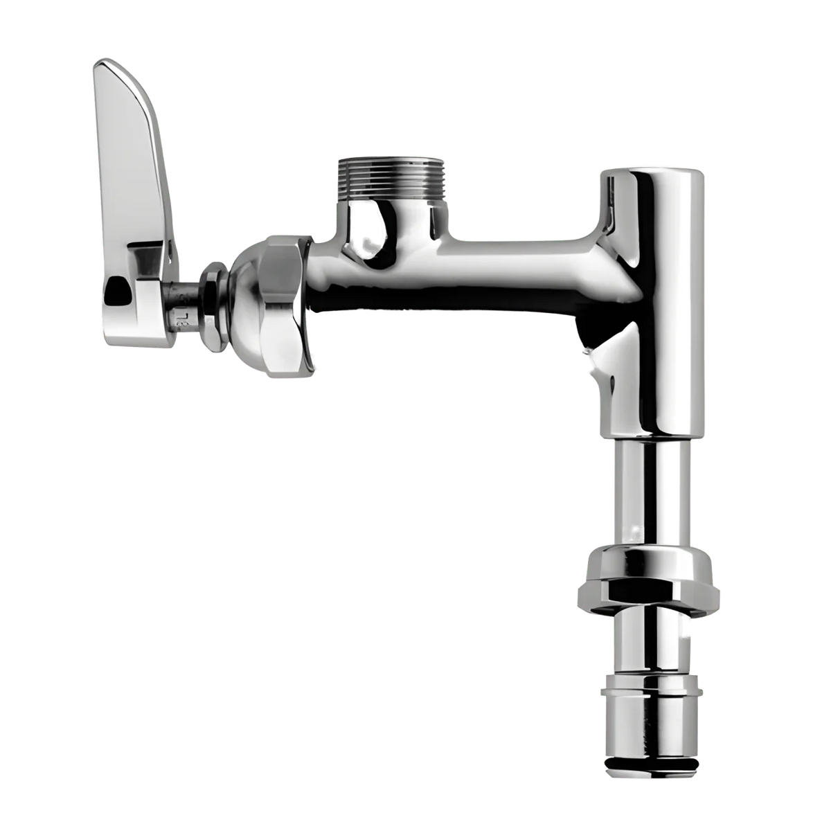 T&S Brass B-0155-LNEZ Easy-Install Add-On Faucet, QT Eterna & Lever Handle, Chrome