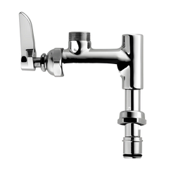 T&S Brass B-0155-LNEZ Easy-Install Add-On Faucet, QT Eterna & Lever Handle, Chrome