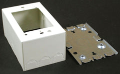 Wiremold 5744WH Raceway Box Extra Deep Switch and Receptacle Device Box Fitting