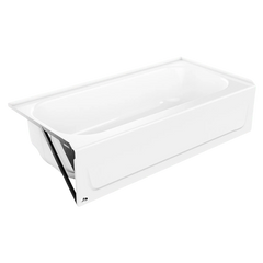 Bootz Industries 011-7201-00 Cast 60 inch L x 30 inch W x 14-1/4 inch D Steel Professional Bathtub, Porcelain