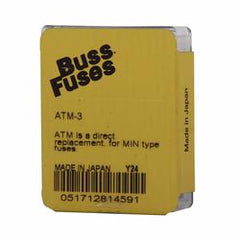 Eaton ATM-3 BUS MINI BLADE FUSE 3 A 32 VDC