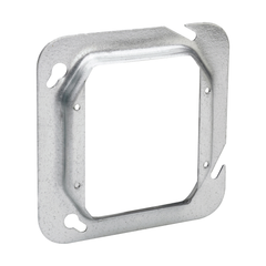 Crouse-Hinds TP587 4-11/16 Square Box Cover, 2-Device, 5/8 Raised, 8.0cu.in, Steel