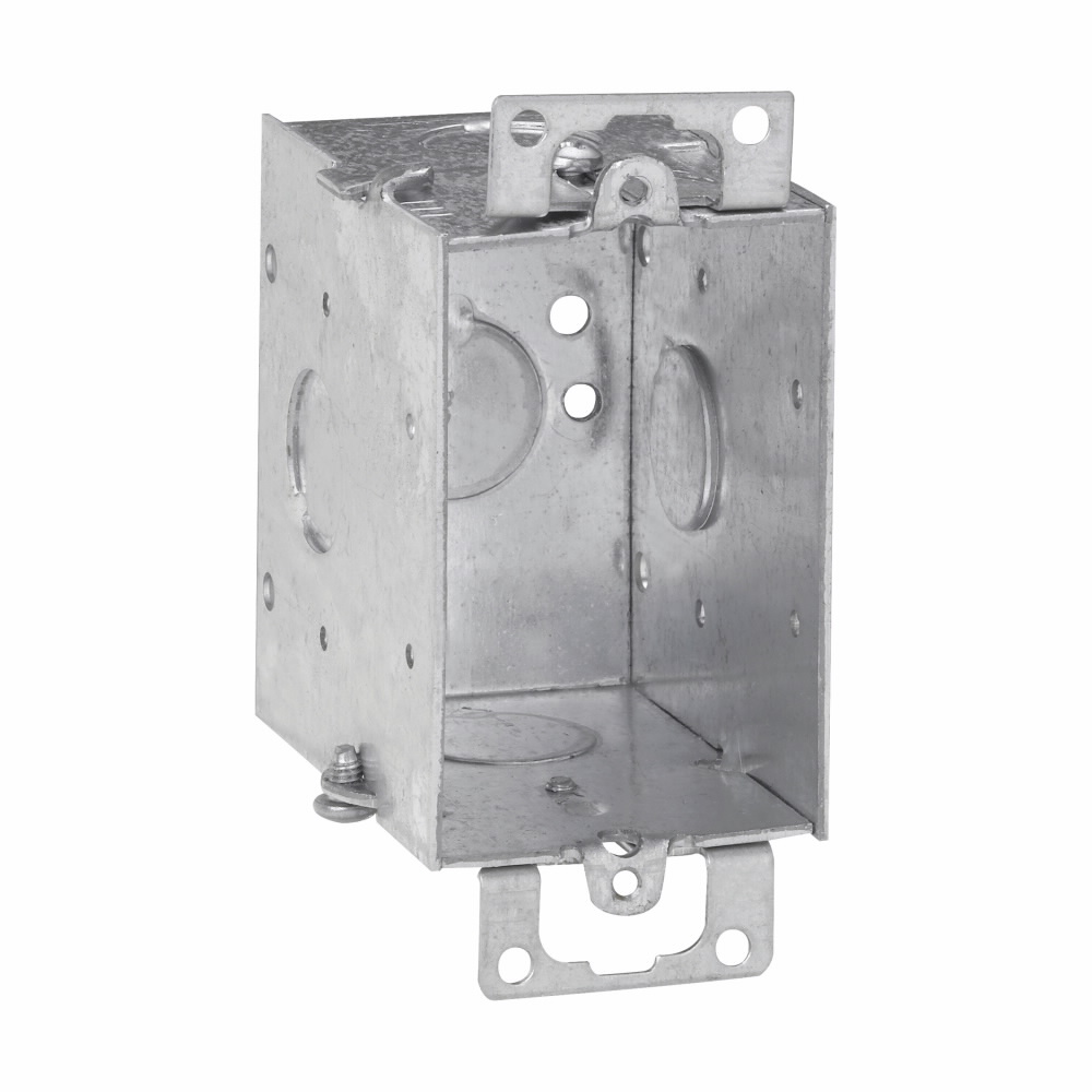 Crouse-Hinds TP676 3 x 2 x 2-3/4 Steel Gangable Switch Box