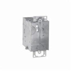 Crouse-Hinds TP676 3 x 2 x 2-3/4 Steel Gangable Switch Box