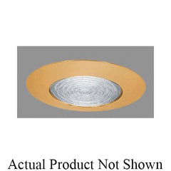 Elite Lighting AF605WH Fresnel Shower Trim, 8 in OD, Incandescent Lamp, For Use With EZ6IC-AT, EZ6RIC-AT 6 in Housing