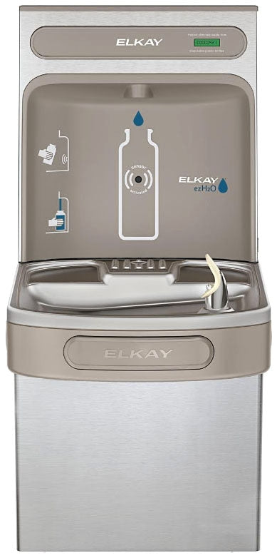 Elkay EZS8WSSK Bottle Filling Station with Single ADA Cooler Non-Filtered Refrigerated Stainless