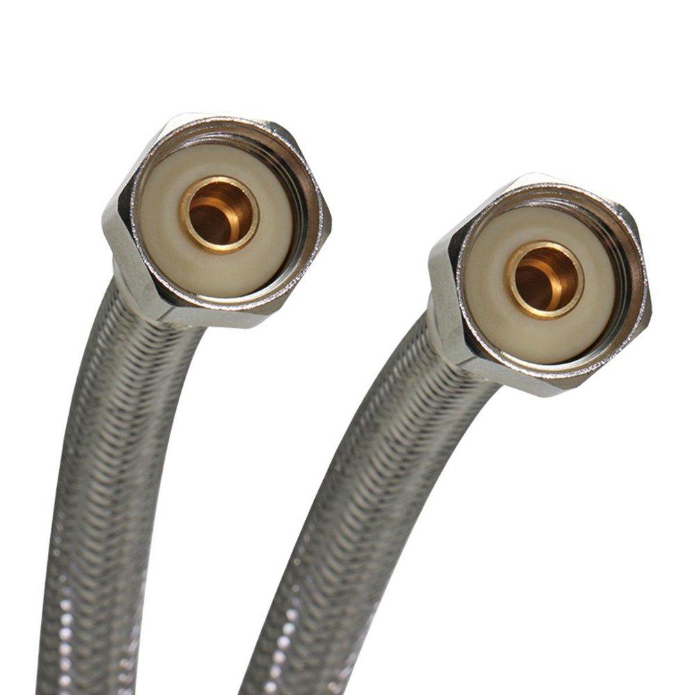 Fluidmaster PRO4F20 Pro Series 1/2 x 20 in. Braided Stainless Sink Flexible Water Connector