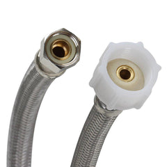 Fluidmaster PRO1T20 Pro Series 3/8 in x 7/8 in. x 20 in. Braided Stainless Toilet Flexible Water Connector