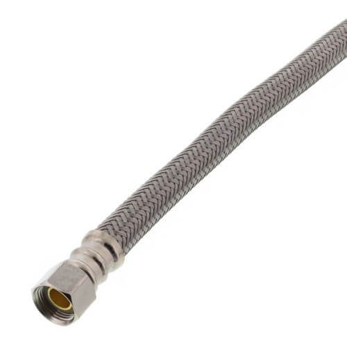 Fluidmaster PRO1T20 Pro Series 3/8 in x 7/8 in. x 20 in. Braided Stainless Toilet Flexible Water Connector