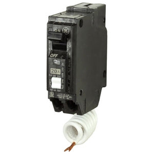 GE THQL1115AF2 THQL Arc Fault Circuit Breaker, 120/240 VAC, 15 Amp, 10 kAIC, 1 Pole