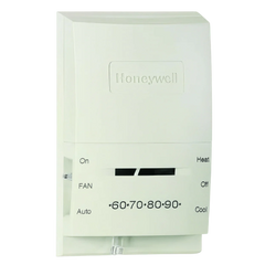 Honeywell T834C2499 20 - 30VAC 1-Heat/1-Cool Thermostat, Premier White