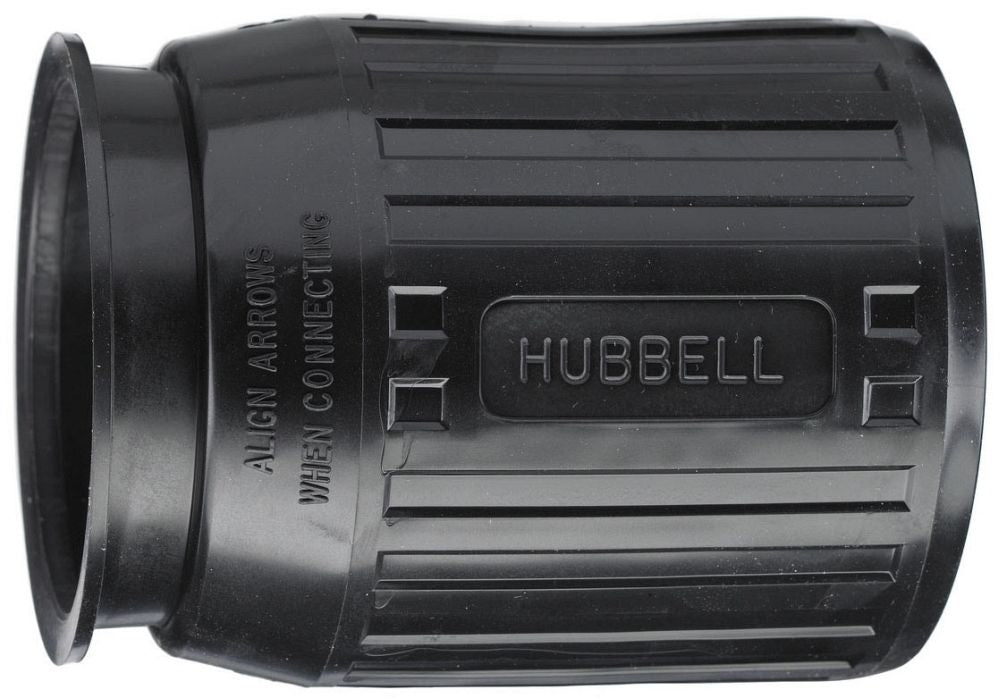 Hubbell HBL7716C Hub Weatherproof Boot Used W/Flanged Inlets