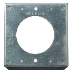 Hubbell HBL50SC HUB Square Cover Plate For 50A Twistlock