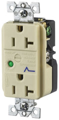 Hubbell HBL5362ISA Wiring Device-Kellems 20A125V Ivory Duplex Surge RCPT NEMA 5-20R