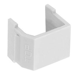 Hubbell Premise Wiring SFSBW10 Snap-Fit, Smooth-Blank, Wh, 10Pk