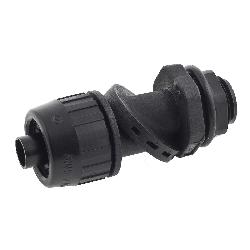 Hubbell PS0509NBK HUB BLK 1/2 LT NM CONN SWIVEL