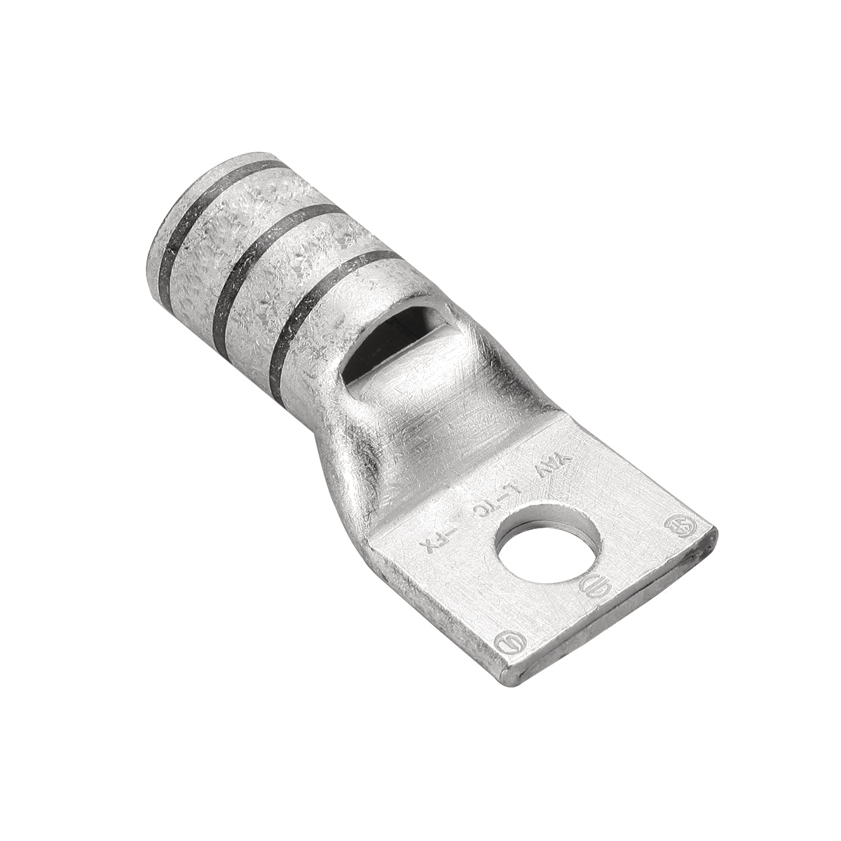 Hubbell YAV2CLTC38FX YAV-L-TC-FX 1-Hole Compression Lug with Inspection Window, 2 AWG Flexible/Solid/Stranded Copper Conductor, 3/8 in Stud