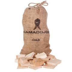 Kamado Joe KJ-WCHUNKSO Air-Dried Smoking Wood Chunks, 10 lb Bag, Oak Wood