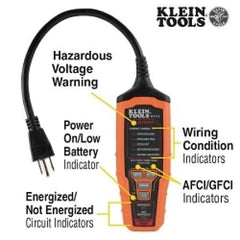 Klein RT310 AFCI/GFCI Outlet Tester 120V AC (Each) Replacement MPN