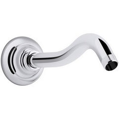 Kohler K-72775-CP Kohler Artifacts Wall Mount Shower Arm with Flange, 1/2 inch IPS NPT, 10-11/16 inch, Polished Chrome