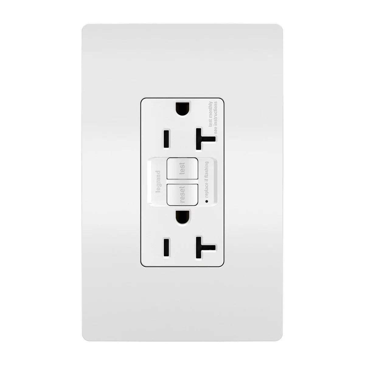 Legrand-Pass & Seymour 2097W 20A 125V Self-Test GFCI White