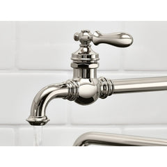 Kohler K-99270-SN Artifacts Wall Mount Pot Filler Kitchen Sink Faucet 3.2 gpm