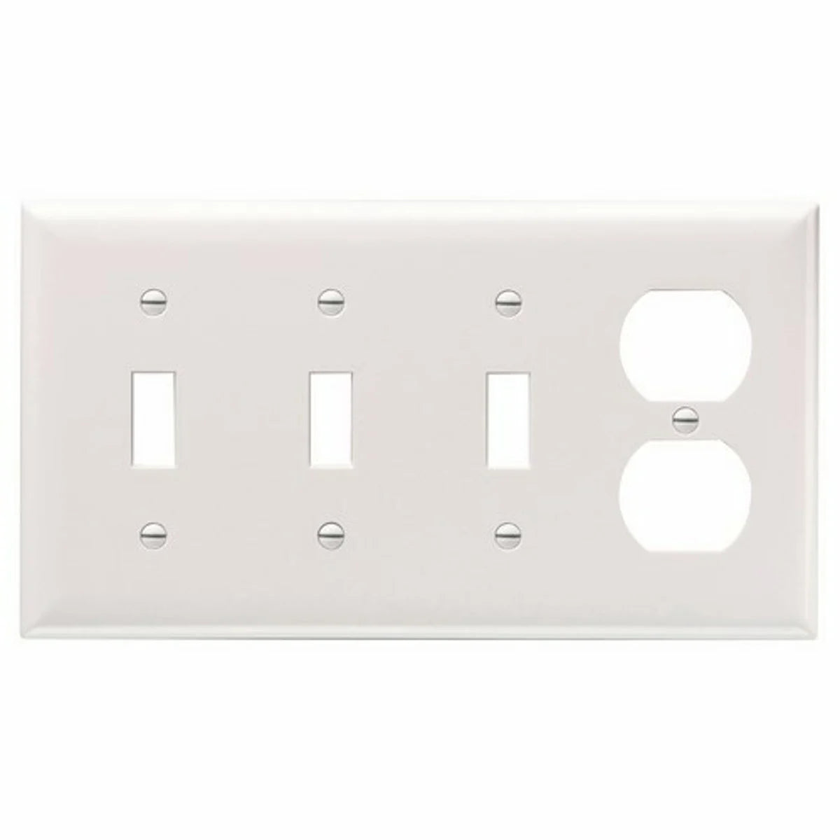 Legrand-SP38W Smooth Wall Plate 3gang Toggle 1gang Duplex White