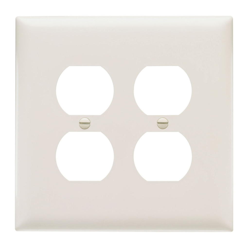 Legrand TPJ82LA Pass & Seymour Jumbo Wall Plate 2 Gang Duplex Replacement MPN