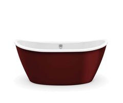 MAAX 106192-000-002 Delsia 60 x 32 in Freestanding Bathtub with Center Drain