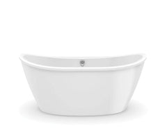 MAAX 106192-000-002 Delsia 60 x 32 in Freestanding Bathtub with Center Drain