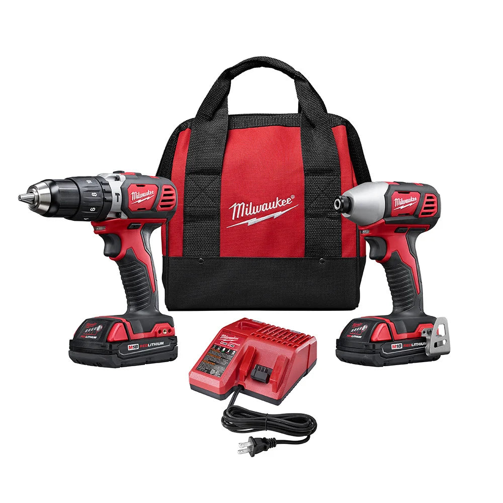 Milwaukee 2697-22CT M18 Hammer Drill W/Impact Dr W/Cmpt Bat