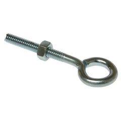 Metallics JEB1 Eye Bolt With Hex Nut, 1/4-20, Steel, Zinc Chromate