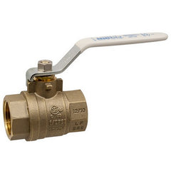 Nibco T-FP-600A-LF Full Port Forged DZR Copper Alloy Ball Valve, 3/4 inch, NPT x NPT