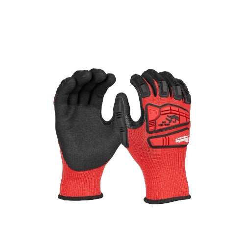 Milwaukee Tool 48-73-8130 Impact Cut Level 3 Nitrile Dipped Gloves Small