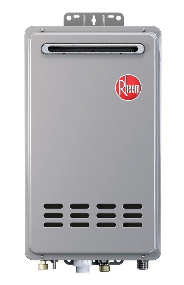 Rheem RTG-70XLN-1 RTG Series 160 MBH Outdoor Non-Condensing Natural Gas Tankless Water Heater