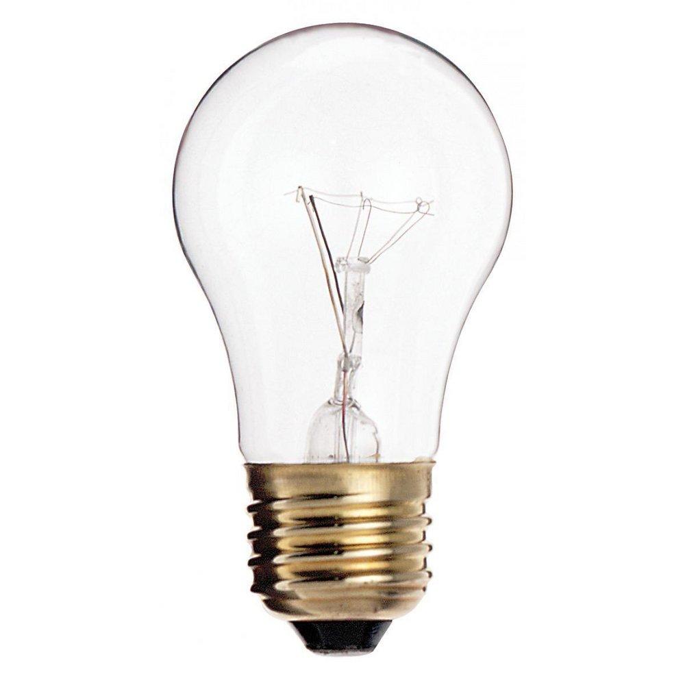 SATCO S3810 A Series 40W A15 Dimmable Incandescent Light Bulb with Medium Base