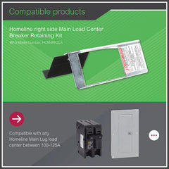 Square D HOM4RK2LA Load Center Retaining Kit 125 Amp Replacement MPN