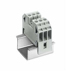 Siemens 8WA1011-3DG21 1-Tier Standard Terminal Block 800 VAC 32 A 18 to 10 AWG Wire 3 Poles DIN Rail Mount