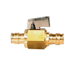 Uponor Wirsbo LF4817575 ProPEX 3/4 inch Brass Ball Valve, Lead Free, PEX Barb x PEX Barb