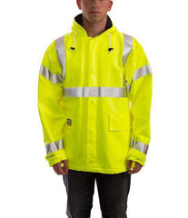 Tingley J44122.3X Eclipse Size 3X Nomex Reusable Jacket in Fluorescent Yellow and Green