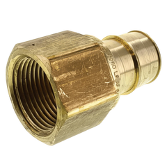 Uponor Wirsbo LF4571010 ProPEX 1 inch x 1 inch Barb x FNPT Lead Free Brass Adapter