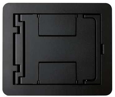 Wiremold FPBTCBK FloorPort Flanged Black Cover Assembly