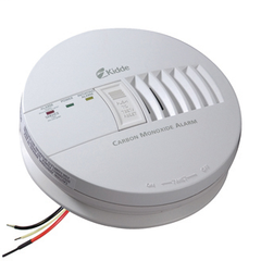 Kidde 21006406 AC DC Wire In W Battery Backup - Interconnectable Carbon Monoxide Alarm