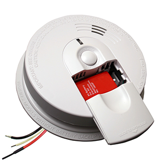 Kidde 21007582 I-5000 Smoke Detector 120V Wire-in 9V Battery Backup