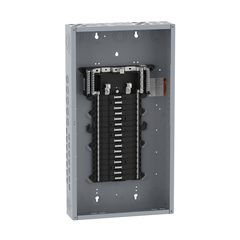 Square D QO132L125PG Load Center, QO, 1 Phase, 32 Spaces, 38 Circuits, 125A Convertible Main Lugs