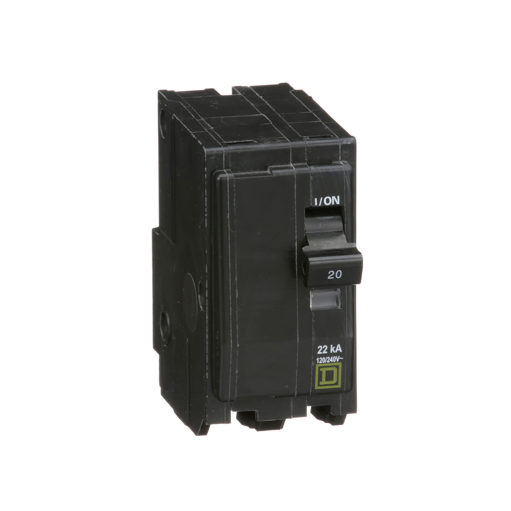 Square D QO220VH Miniature Circuit Breaker 20A 120/240V 2P