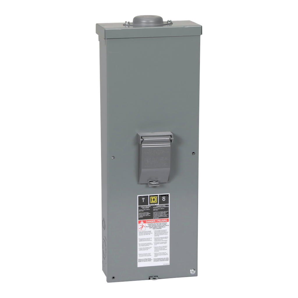 Square D QOM2E2200NRB 120/240 Volt 200 Amp 2-Pole Bolt On Outdoor Enclosed Circuit Breaker